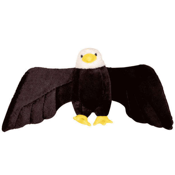 Large Bald Eagle Plush Stuffed Animal, Soft American Eagle Plush