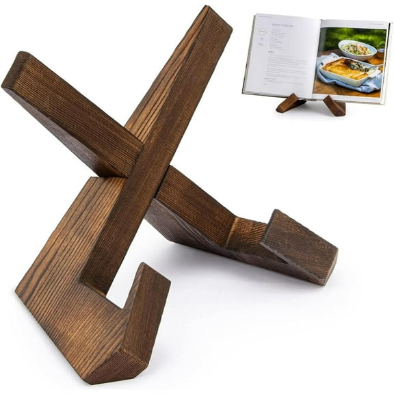 Cookbook Stand Book Stand for Reading Cookbook Holder for Kitchen Recipe Book Holder for Counter Display Stand for Tabletop Multifunctional Display Stand for Tablets, Recipe Books, Photos