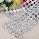 thumbnail image 1 of Botones 1 yarda 6 rollo plata Kuymtek Rhinestone boda diamante malla decoración centro de mesa multicolor Única para Unisex, 1 of 7