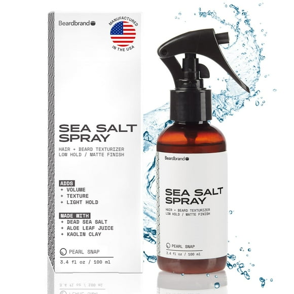 Spray de sal marina para hombres: spray de textura para el cabello que añade volumen instantáneo, textura y grosor. Spray ligero de sal para el cabello para un aspecto texturizado natural. Aroma a per