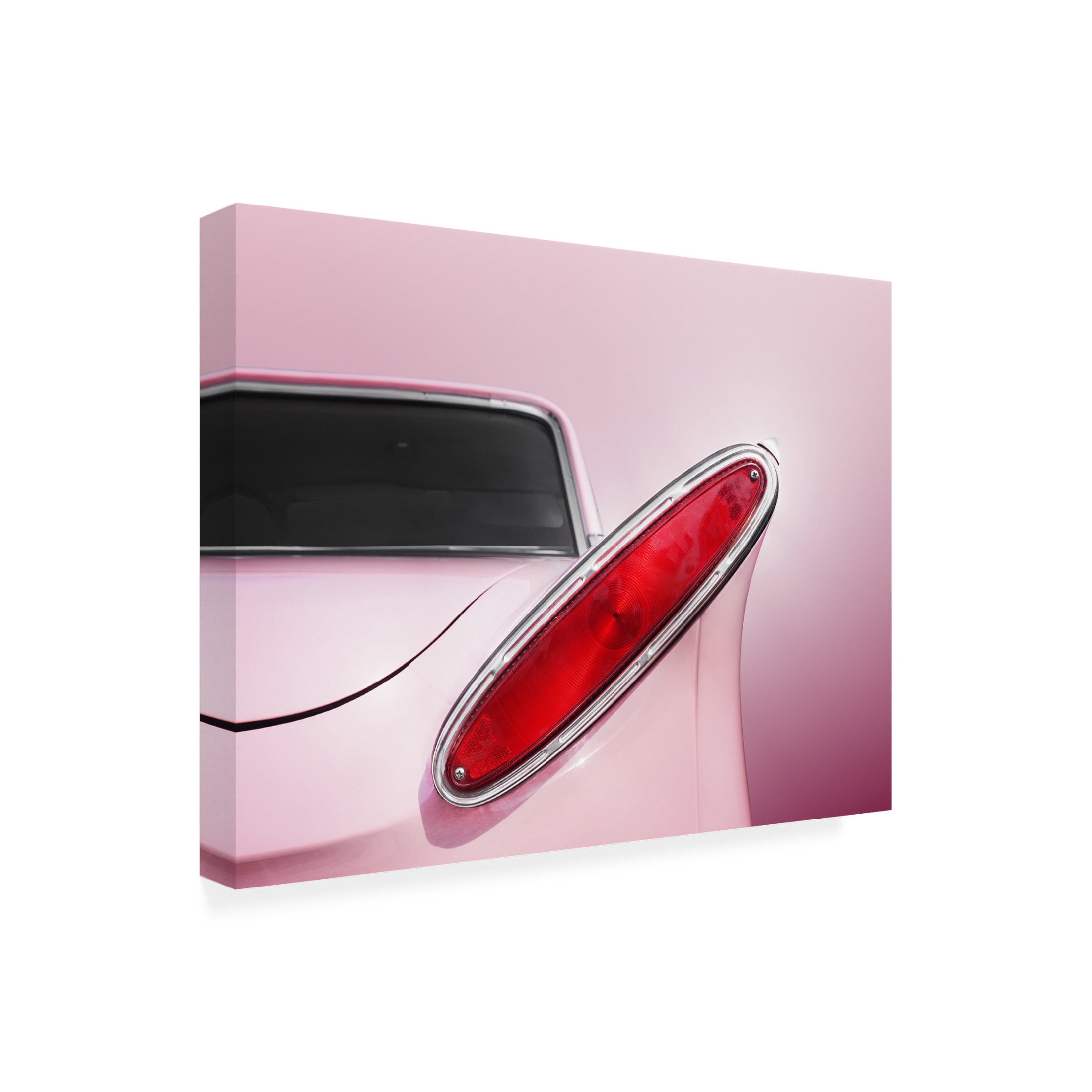 Trademark Fine Art Beate Gube Us Classic Car 1961 Comet Tail Fin Abstract Canvas Wall Art