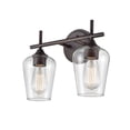 thumbnail image 4 of Ashford 2 - Light Rubbed Bronze Dark Brown Wall Sconce, 4 of 7