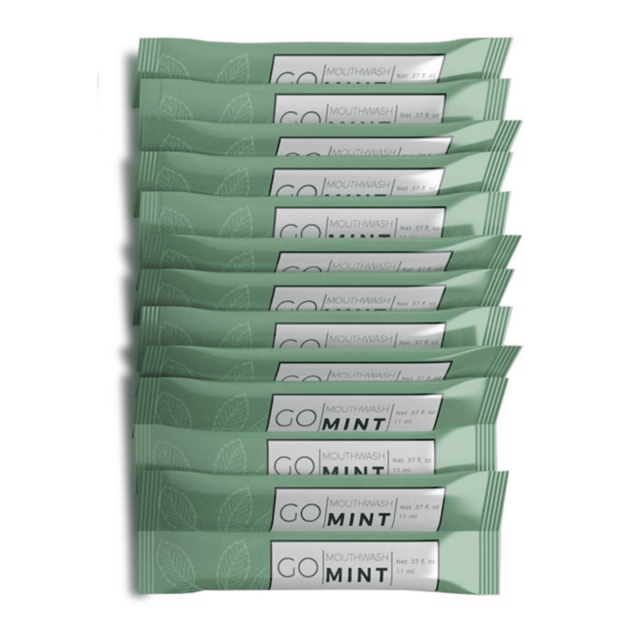 0.37 oz. Individual Mouthwash Packets - Mint Flavor (250/Box)