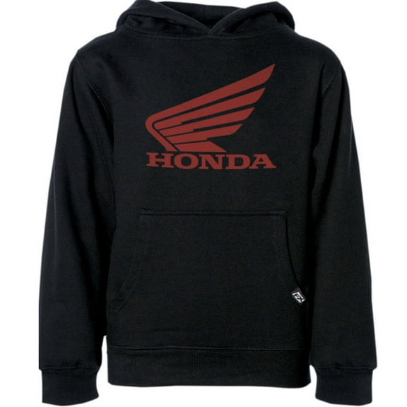 Factory Effex Honda Wing Youth Pullover Hoody Black SM