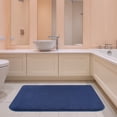 thumbnail image 2 of Alfombra de baño American Soft Linen 53 x 81 cm, antideslizante, azul marino, 2 of 7