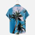 thumbnail image 4 of Camisas casuales de manga corta estilo hawaiano de moda de verano para hombres Pompotops  oipoqjl43814, 4 of 4