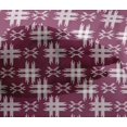 thumbnail image 4 of oneOone Viscose Chiffon Fabric Check Kasuri Decor Fabric Printed BTY 42 Inch Wide, 4 of 4