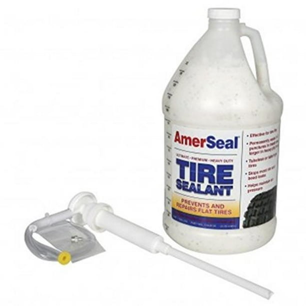 American Sealants 1190128 Tire Sealant with Pump 1 gal Pack of 4