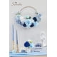 thumbnail image 5 of Flores Artificiales Serwalin Rosas Azules de Seda x16, 5 of 7