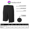 thumbnail image 3 of Mens Basketball Shorts with Pockets (Red, Medium) - Red,Medium, 3 of 4