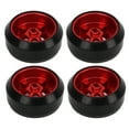 thumbnail image 1 of RC Drift Tire, RC Replacement Tires 4 PCS Stable Aluminum Alloy Plastic  For Maintain Red,Purple, 1 of 8