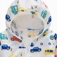 thumbnail image 4 of zuwimk Girls Rain Jacket Toddler Jacket Kids Raincoat Coat Hooded Long Sleeve Outerwear Children Clothing Jacket(12-18 Months,Yellow), 4 of 4
