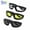 05480029-Gray/Clear/Yellow, variant on 3 Pack Motorcycle Riding Glasses Sports Goggles Wind Resistant Eye Protection Cycling Sunglasses for Men Women with Interchangeable Lenses