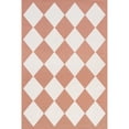 thumbnail image 5 of nuLOOM Sabina Diamond Trellis Indoor/Outdoor Coral 6' 7" x 9' Transitional Area Rug, 5 of 9