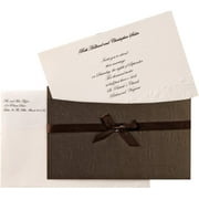 Invitation Kit Makes 25-Embossed Flower, Pk 1, Wilton