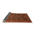 thumbnail image 2 of Ahgly Company Indoor Square Oriental Orange Industrial Area Rugs, 3' Square, 2 of 4