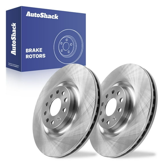 AutoShack Front Vented Brake Rotors 2-PC Set Replacement for 2018-2024 Volkswagen Tiguan 2019-2025 Volkswagen Jetta 2019-2025 Audi Q3 2015-2020 Audi S3 13.39" (340 mm)