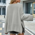 thumbnail image 4 of GigrtiJin Women's Sweater Fall Winter Lantern Long Sleeve Casual Tops Knit Round Neck Loose Pullover Sweaters, 4 of 8