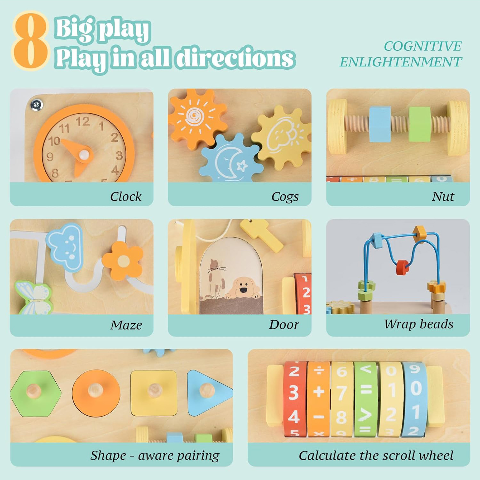 Bohorizon Kids Activity Table, Kids Table Activity Center , Pack of 1