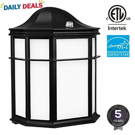 Leonlite Led Outdoor Wall Light Dusk To Dawn Sconce 14w 1050lm Leonlite Led Outdoor Wall Light Dusk To Dawn Sconce 14w 1050lm Lantern Fixture