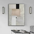 thumbnail image 3 of Handmade Beige Abstract Painting Brown Painting Wabi-sabi Wall Art Earth Tones Painting Geometric Wall Art Large Wall Decoration, 3 of 9