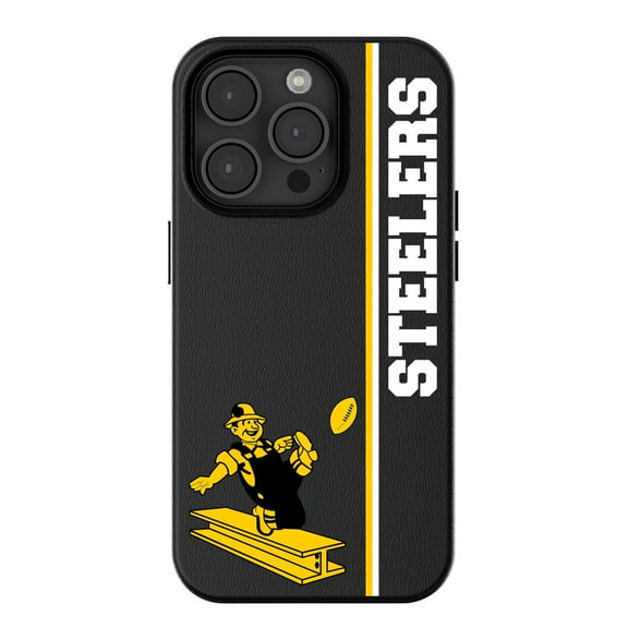 Keyscaper Pittsburgh Steelers Throwback Logo iPhone Magnetic Bump Case