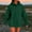 Green, variant on Hauaitttt Women's Solid Color Drop Shoulder Hoodie with Pockets Comfortable and Stylish Sweatshirt Top Long Tunic Womens Ling Hoodies Womens Fall Clothes Casual Ladies Hoodie Zipper Hoodie Women Zip
