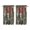 Mushroom (24)-2, variant on Mushroom (24) Kitchen Curtains - Vintage Tier Curtains for Bathroom Living RV Rod Pocket Window Drapes 36 Inch 2 Panels Set 28"x36" Window Treatment Tiers