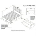 thumbnail image 4 of Leo & Lacey Urban Full Storage Platform Bed in Espresso, 4 of 4