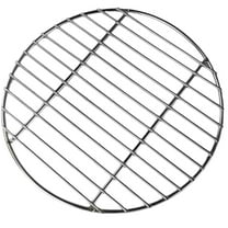 LULULION Round Stainless Steel Grill Mesh Barbecue Mat for Indoor Outdoor Kitchen Use