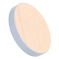 thumbnail image 1 of Round Wood Coaster Placemat Round Heat Resistant Drink Mat Cup Pad for Home KitchenGray, 1 of 13