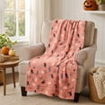 thumbnail image 3 of Cozy Halloween Blanket - Super Soft Flannel Halloween Throw Blanket, Cute Spooky Blanket for Sofa Bed, Halloween Plush Autumn Blanket, 3 of 3