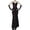 Red1, variant on FYEGRE Elegant Gothic Lace Maxi Dress For Evening Gown With Spaghetti Straps And Side Slit Design Black S