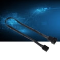 thumbnail image 1 of Eboxer 5PCS 12"4 Pin PWM Conector Computadora PC Caja Ventilador Extensión Cable de Alimentación Adaptadores, 27cm Cable de Extensión de Alimentación para CPU Ventilador del Chasis de la Computadora Khall Tendencias, 1 of 6