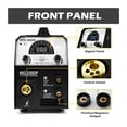 thumbnail image 4 of Mig Welders Pulse,Mig Aluminum Gas Gasless Mig,4 In 1 Semi-automatic Welding Machine , Mild Steel, 4 of 5