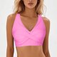 thumbnail image 2 of MKLEKYY Trajes De Baño Dama Women Lace Up Swimwear Tops Underwire Full Coverage Bikini Top Push Up Swim Crop Top Tie Back Bathing Suit Tops, 2 of 5