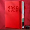 thumbnail image 4 of SLYNSHome 2025 Planner Notebook, Monthly/Weekly/Daily Planner 2025-2026 for Planning Your Success A5 Size Hardcover Journal Notebook - Red, 4 of 5