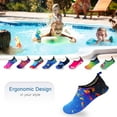 thumbnail image 4 of Quick-Dry, Non-Slip, Lightweight Water Shoes For Summer, Beach, Sea & Pool – For Boys, Girls, Babies, Toddlers & Little Kids, Underwater, Little Kid 13, 4 of 11