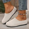 thumbnail image 2 of Mepaouo Women's Slip on Loafers Breathable Mesh Flats Round Toe Knit Casual Mules Walking Shoes, 2 of 8