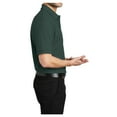 thumbnail image 3 of Mafoose Male Silk Touch Polo Men Extended T-Shirts Dark Green L, 3 of 7