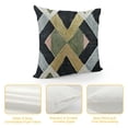 thumbnail image 4 of YINGXI Home Sofa Decorative Throw Pillow Cover Modern Geometric Square Cushion Covers Outdoor Balcony Pillows Case for Sofa Living Room 12x12in, 4 of 5