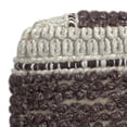 thumbnail image 4 of Simpli Home Simpli Home Grady Contemporary Square Pouf in Magenta and Natural Handloom Woven, 4 of 5