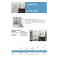 thumbnail image 4 of Sterling 27373-4 Ludington 1.2 GPM Centerset Bathroom Faucet - Nickel, 4 of 5