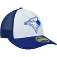 thumbnail image 3 of Men's New Era White/Royal Toronto Blue Jays 2023 On-Field Batting Practice Low Profile 59FIFTY Fitted Hat, 3 of 5
