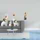 thumbnail image 2 of Escultura De Arte Abstracto De Familia De Elefantes, Figura De Resina, Estatuas De Animales, Artesanías, Recuerdo Decorativo, Decoraciones De Escritorio Para Escritorio, Sala De Estar,, 2 of 8