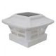 thumbnail image 1 of Luz Al Aire Libre Solar Post Cap Lámpara LED Impermeable Exterior Cubierta Luz Jardín Decoración (Blanco), 1 of 3