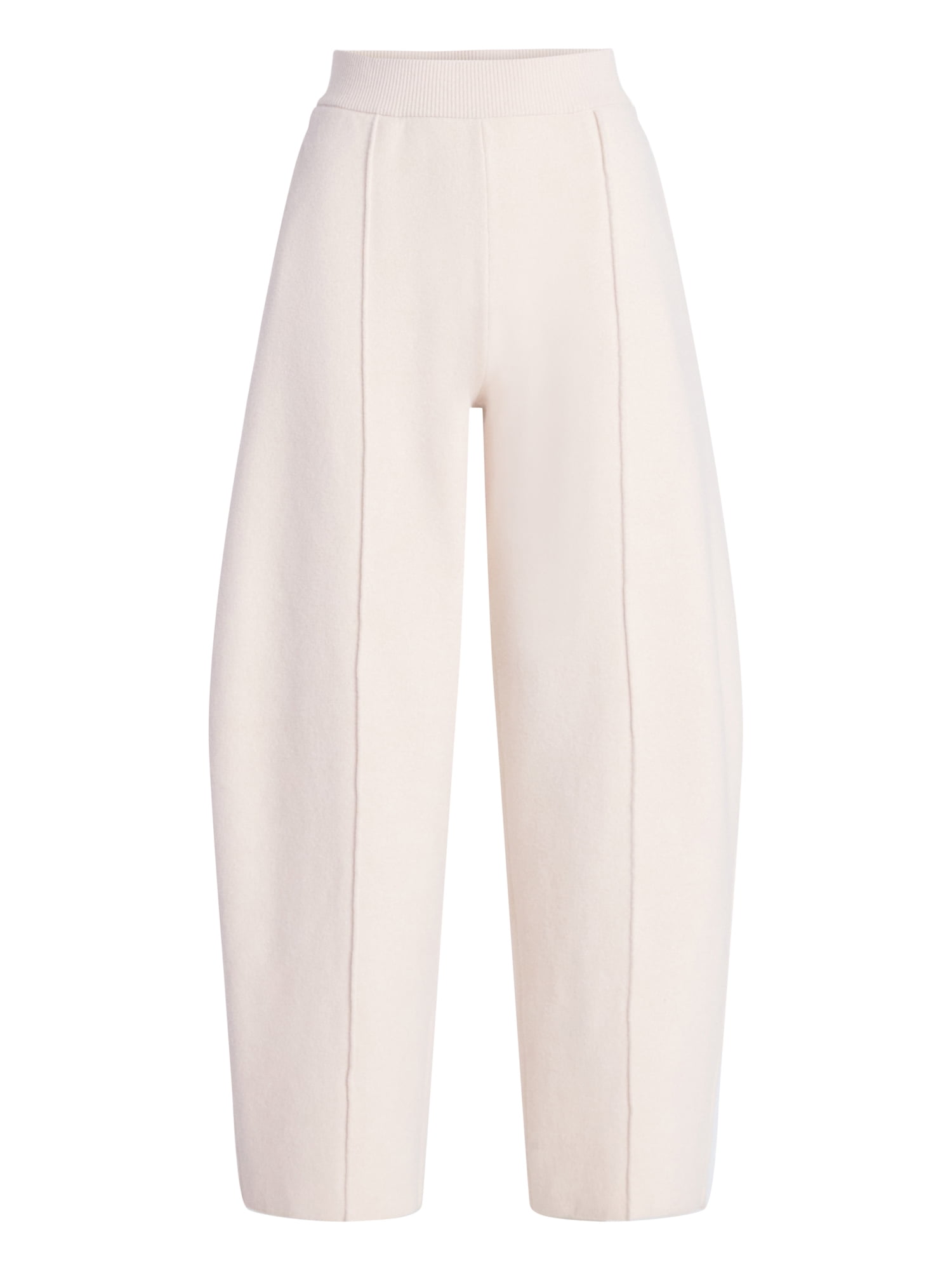Scoop Women's Sweater Knit Barrel Pants, Sizes XS-XXL