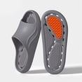 thumbnail image 2 of Cozy Water Slide In Home Slippers For Couples Open Toe Indoor Bath Spa Slippers With Sole, 2 of 5