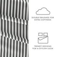 thumbnail image 5 of Noble Linens 4 Piece Pattern Microfiber Bed Sheets Set, Gray Ribbon, King, 5 of 10