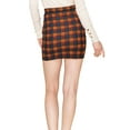 thumbnail image 3 of Doublju Women's H Line Mini Skirt with Elastic Waist Band (Plus Size Available), 3 of 3